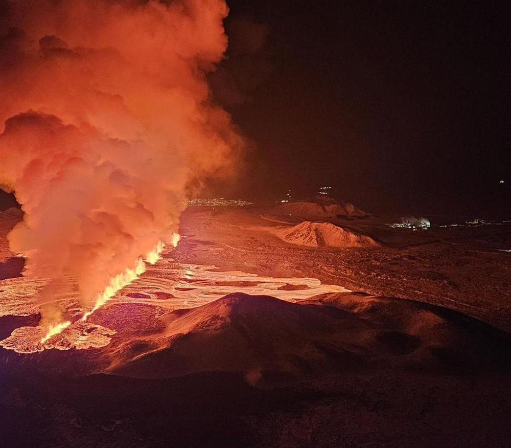 Lava, gas og sprækker!