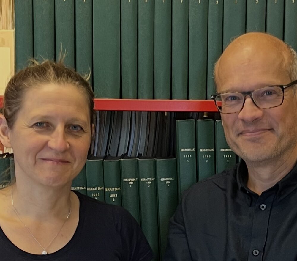 Lill Rastad Bjørst & lektor Frank Sejersen