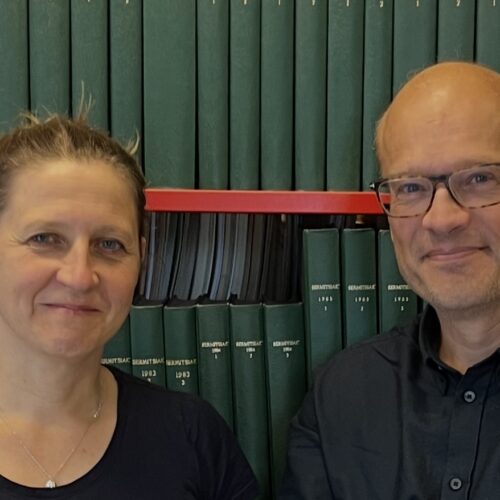 Lill Rastad Bjørst & lektor Frank Sejersen